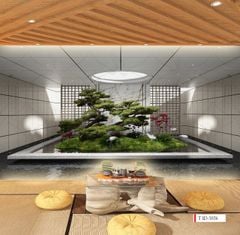 TRANH VẢI DÁN TƯỜNG 3D NHÀ HÀNG, CAFE - TRANH DÁN TƯỜNG TIỂU CẢNH | MÃ T3D-5926