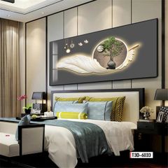 BST19 - TRANH TREO TƯỜNG - TRANH PHÒNG KHÁCH - TRANH DECOR LÔNG VŨ