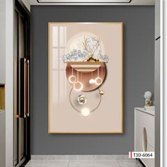 TRANH TREO CẦU THANG - CHIẾU NGHỈ - LỐI ĐI - TRANH HƯƠU TÀI LỘC | MÃ T3D-6064