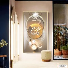 BST83 - TRANH TREO TƯỜNG - TRANG TRÍ HÀNH LANG, SẢNH, LỐI ĐI - CHỦ ĐỀ HIỆN ĐẠI TRỪU TƯỢNG - TRANH ĐƠN DỌC