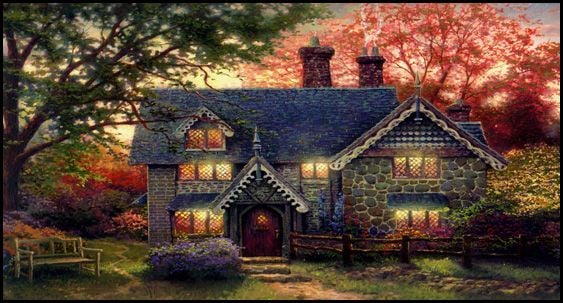 TRANH TREO TƯỜNG PHÒNG KHÁCH - TRANH PHONG CẢNH CHÂU ÂU CỔ ĐIỂN - KHỔ LỚN | MÃ T3D-6095