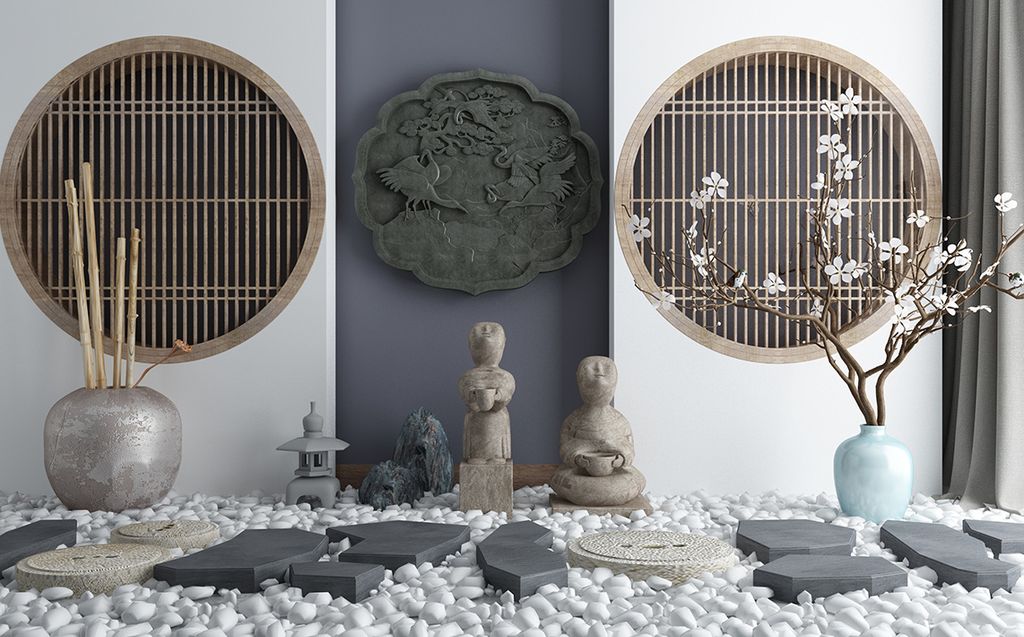 TRANH VẢI DÁN TƯỜNG 3D NHÀ HÀNG, CAFE - TRANH DÁN TƯỜNG TIỂU CẢNH | MÃ T3D-6136