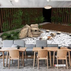 TRANH VẢI DÁN TƯỜNG 3D NHÀ HÀNG, CAFE - TRANH DÁN TƯỜNG TIỂU CẢNH | MÃ T3D-6150