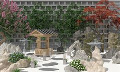 TRANH VẢI DÁN TƯỜNG 3D NHÀ HÀNG, CAFE - TRANH DÁN TƯỜNG TIỂU CẢNH | MÃ T3D-6157