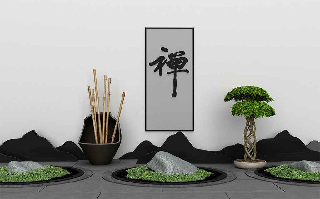 TRANH VẢI DÁN TƯỜNG 3D NHÀ HÀNG, CAFE - TRANH DÁN TƯỜNG TIỂU CẢNH | MÃ T3D-6166