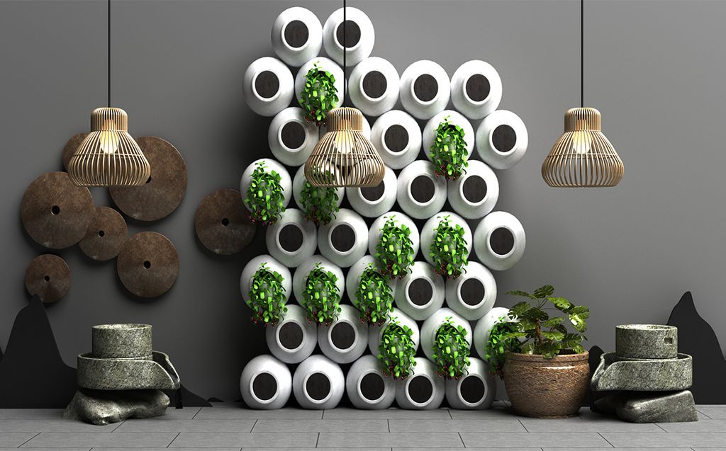 TRANH VẢI DÁN TƯỜNG 3D NHÀ HÀNG, CAFE - TRANH DÁN TƯỜNG TIỂU CẢNH | MÃ T3D-6170