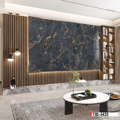 TRANH PVC ỐP TƯỜNG - TRANG TRÍ PHÒNG KHÁCH - TRANH VÂN ĐÁ MÃ NÃO | MÃ T3D-6422