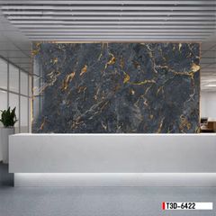 TRANH PVC ỐP TƯỜNG - TRANG TRÍ PHÒNG KHÁCH - TRANH VÂN ĐÁ MÃ NÃO | MÃ T3D-6422