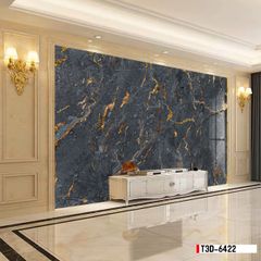 TRANH PVC ỐP TƯỜNG - TRANG TRÍ PHÒNG KHÁCH - TRANH VÂN ĐÁ MÃ NÃO | MÃ T3D-6422