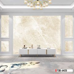 TRANH PVC ỐP TƯỜNG - TRANG TRÍ PHÒNG KHÁCH - TRANH VÂN ĐÁ MÃ NÃO | MÃ T3D-6423