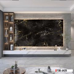 TRANH PVC ỐP TƯỜNG - TRANG TRÍ PHÒNG KHÁCH - TRANH VÂN ĐÁ MÃ NÃO | MÃ T3D-6425