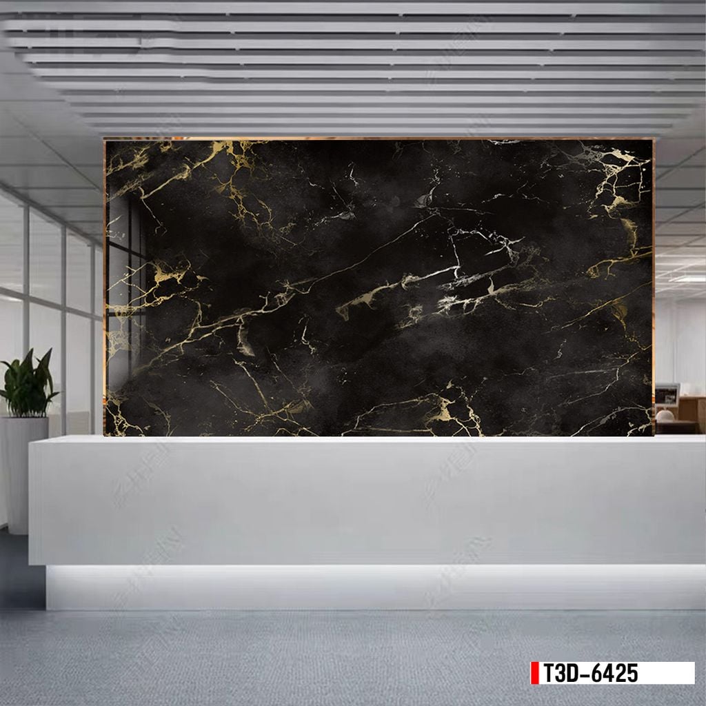 TRANH PVC ỐP TƯỜNG - TRANG TRÍ PHÒNG KHÁCH - TRANH VÂN ĐÁ MÃ NÃO | MÃ T3D-6425