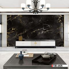 TRANH PVC ỐP TƯỜNG - TRANG TRÍ PHÒNG KHÁCH - TRANH VÂN ĐÁ MÃ NÃO | MÃ T3D-6425