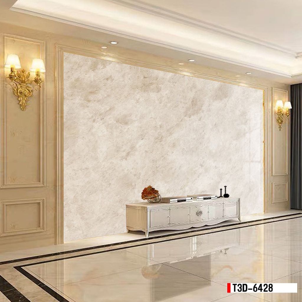 TRANH PVC ỐP TƯỜNG - TRANG TRÍ PHÒNG KHÁCH - TRANH VÂN ĐÁ MÃ NÃO | MÃ T3D-6428