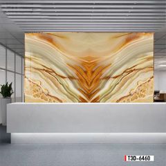 TRANH PVC ỐP TƯỜNG  - TRANH VÂN ĐÁ ĐỐI XỨNG - MÃ T3D-6460