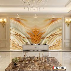 TRANH PVC ỐP TƯỜNG  - TRANH VÂN ĐÁ ĐỐI XỨNG - MÃ T3D-6460