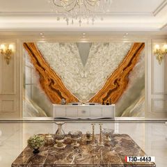 TRANH PVC ỐP TƯỜNG  - TRANH VÂN ĐÁ ĐỐI XỨNG - MÃ T3D-6463