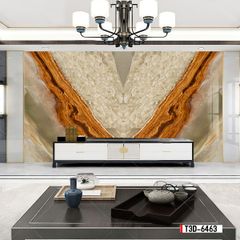 TRANH PVC ỐP TƯỜNG  - TRANH VÂN ĐÁ ĐỐI XỨNG - MÃ T3D-6463