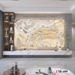 TRANH PVC ỐP TƯỜNG - TRANH VÂN ĐÁ TRẮNG - VÂN MÂY -  PHÒNG KHÁCH, NHÀ HÀNG | MÃ T3D-6498