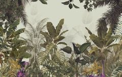 765 - TRANH DÁN TƯỜNG NHÀ HÀNG, KHÁCH SẠN, CAFE - TRANH TRANG TRÍ - TRANH DÁN TƯỜNG TROPICAL - KIỂU TRANH LIỀN KHỔ| MÃ T3D-6509D