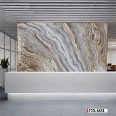 TRANH PVC ỐP TƯỜNG - TRANH VÂN ĐÁ TRẮNG - VÂN MÂY - PHÒNG ĂN, PHÒNG KHÁCH | MÃ T3D-6624