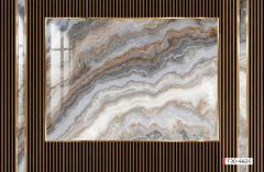 TRANH PVC ỐP TƯỜNG - TRANG TRÍ PHÒNG KHÁCH, VÁCH TIVI - TRANH VÂN MÂY, THẠCH ANH - KHỔ LỚN | MÃ T3D-6625