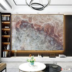 BST26 - TRANH PVC ỐP TƯỜNG - TRANG TRÍ PHÒNG KHÁCH, SAU SOFA - TRANH VÂN ĐÁ TRĂNG, VÂN MÂY, MÃ NÃO - KHỔ LỚN