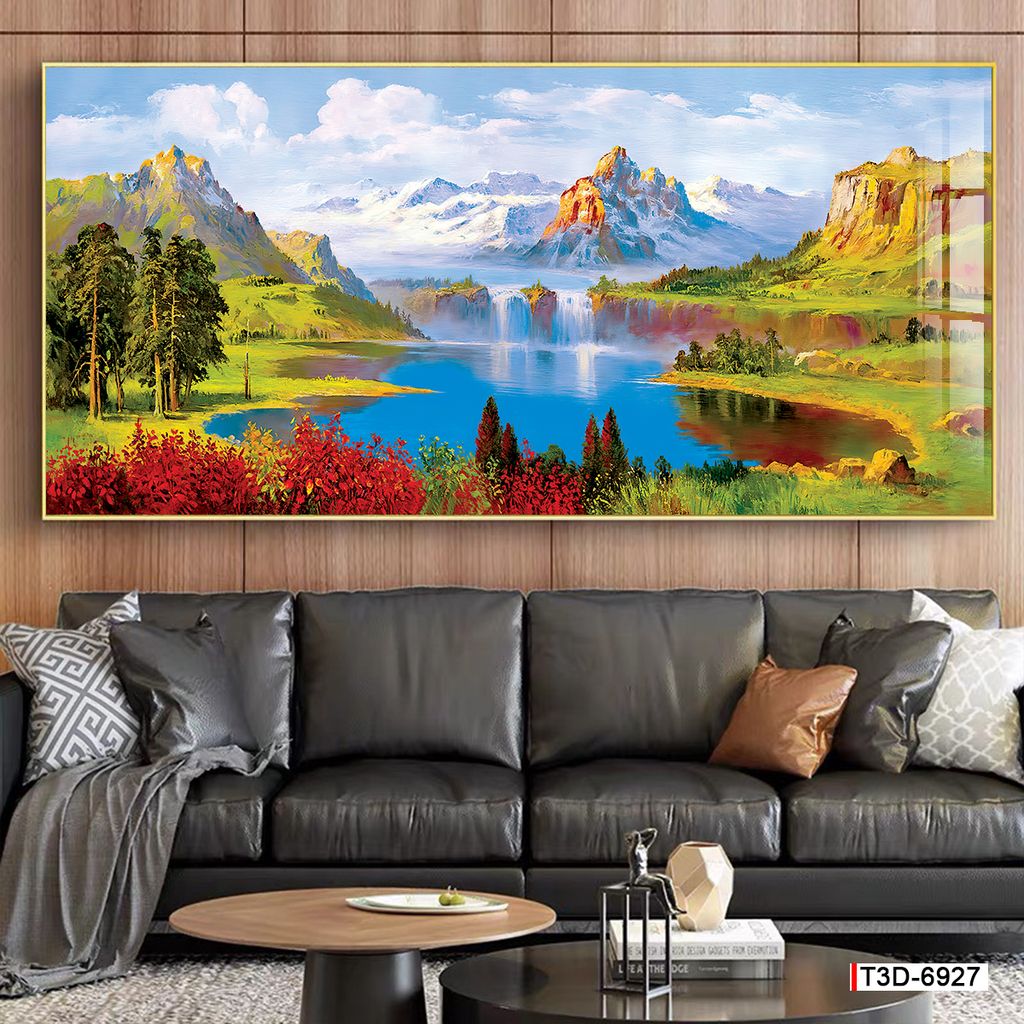 TRANH PHONG CẢNH THIÊN NHIÊN - TRANH PHÒNG KHÁCH - SAU SOFA - PHÒNG ĂN | MÃ T3D-6927