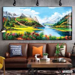 TRANH PHONG CẢNH THIÊN NHIÊN - TRANH PHÒNG KHÁCH - SAU SOFA - PHÒNG ĂN | MÃ T3D-6934