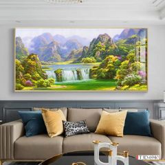 BST31 - TRANH SƠN DẦU TREO TƯỜNG - TRANG TRÍ HÀNH LANG, CẦU THANG, LỐI ĐI - CHỦ ĐỀ PHONG CẢNH THIÊN NHIÊN - KHỔ LỚN