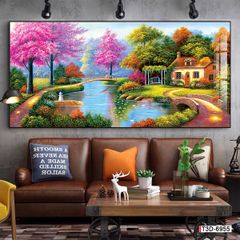 TRANH PHONG CẢNH THIÊN NHIÊN - TRANH PHÒNG KHÁCH - SAU SOFA - PHÒNG ĂN | MÃT3D-6955