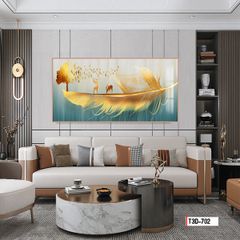 TRANH TREO TƯỜNG PHÒNG KHÁCH - PHÒNG NGỦ - SẢNH LỐI ĐI - TRANH HƯƠU TÀI LỘC | MÃ T3D-702