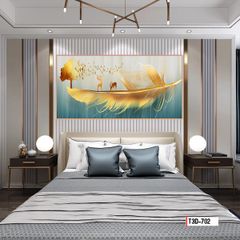 TRANH TREO TƯỜNG PHÒNG KHÁCH - PHÒNG NGỦ - SẢNH LỐI ĐI - TRANH HƯƠU TÀI LỘC | MÃ T3D-702