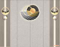 593 - TRANH DÁN TƯỜNG PHÒNG NGỦ - TRANH TRANG TRÍ - TRANH DÁN TƯỜNG HIỆN ĐẠI - KIỂU TRANH LIỀN KHỔ| MÃ T3D-7538A