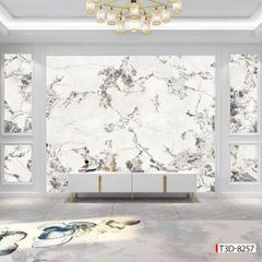 608 - TRANH VÂN ĐÁ HIỆN ĐẠI - TẤM ỐP TRANG TRÍ PHÒNG KHÁCH, VÁCH TIVI - TRANH VÂN ĐÁ CẨM THẠCH  | MÃ T3D-8257