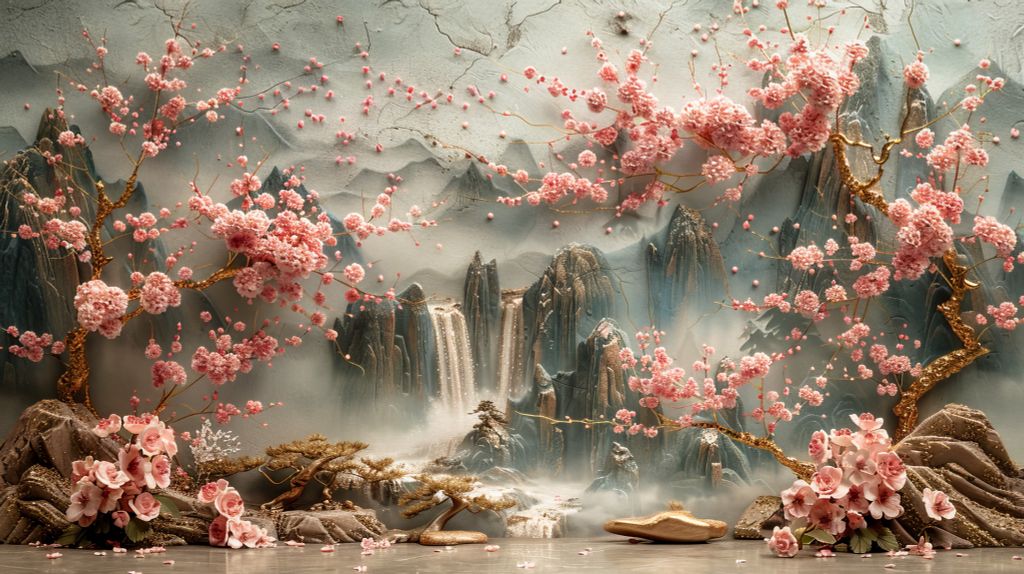 432 - TRANH TREO PHÒNG KHÁCH HIỆN ĐẠI - TRANH TRANG TRÍ - TRANH TREO TƯỜNG PHONG CẢNH - KIỂU TRANH LIỀN KHỔ | MÃ T3D-844941829