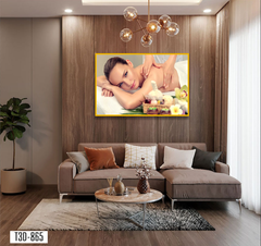 TRANH TREO TƯỜNG KHUNG HỢP KIM - TRANH SPA - MÃ T3D-865