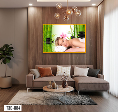 TRANH TREO TƯỜNG KHUNG HỢP KIM - TRANH SPA - MÃ T3D-884