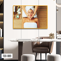 TRANH TREO TƯỜNG KHUNG HỢP KIM - TRANH SPA - MÃ T3D-889
