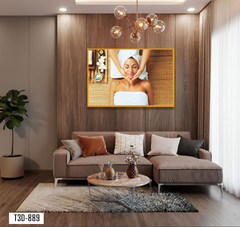 TRANH TREO TƯỜNG KHUNG HỢP KIM - TRANH SPA - MÃ T3D-889