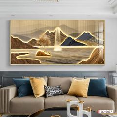 BST50 - TRANH TREO TƯỜNG - TRANG TRÍ PHÒNG KHÁCH, SAU SOFA - CHỦ ĐỀ PHONG CẢNH THIÊN NHIÊN - KHỔ LỚN