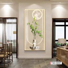 BST 230 - TRANH TREO TƯỜNG CHIẾU NGHỈ CẦU THANG LỐI ĐI - TRANH TREO TƯỜNG HOA, BÌNH HOA 3D| MÃ T3D-9097