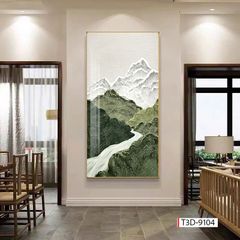 260 - TRANH TREO TƯỜNG CHIẾU NGHỈ CẦU THANG LỐI ĐI - TRANH TREO PHONG CẢNH SÔNG - NÚI - BIỂN| MÃ T3D-9153