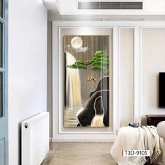 261 - TRANH TREO TƯỜNG CHIẾU NGHỈ CẦU THANG LỐI ĐI - TRANH TREO PHONG CẢNH SÔNG - NÚI - BIỂN| MÃ T3D-9105