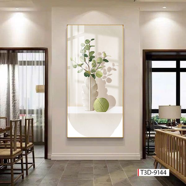 234 - TRANH TREO TƯỜNG CHIẾU NGHỈ CẦU THANG LỐI ĐI - TRANH TREO TƯỜNG HOA, BÌNH HOA 3D| MÃ T3D-9144