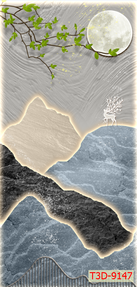 265 - TRANH TREO TƯỜNG CHIẾU NGHỈ CẦU THANG LỐI ĐI - TRANH TREO PHONG CẢNH SÔNG - NÚI - BIỂN| MÃ T3D-9147