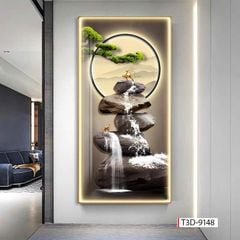 266- TRANH TREO TƯỜNG CHIẾU NGHỈ CẦU THANG LỐI ĐI - TRANH TREO PHONG CẢNH SÔNG - NÚI - BIỂN| MÃ T3D-9148