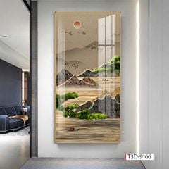 269- TRANH TREO TƯỜNG CHIẾU NGHỈ CẦU THANG LỐI ĐI - TRANH TREO PHONG CẢNH SÔNG - NÚI - BIỂN| MÃ T3D-9166