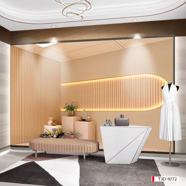 TRANH DÁN TƯỜNG 3D -MORANDI - NỀN 3D - SHOP TRỜI TRANG - LIVE TREAM - KHỔ LỚN - MÃ: T3D-9772