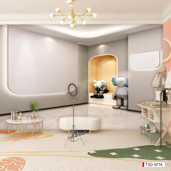 TRANH DÁN TƯỜNG 3D -MORANDI - NỀN 3D - SHOP TRỜI TRANG - LIVE TREAM - KHỔ LỚN - MÃ: T3D-9774